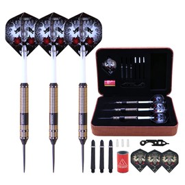Cuesoul Dragon Deluxe Brass Steel Darts, 21 Grams