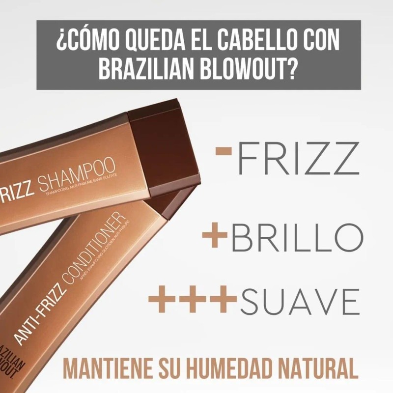 Acondicionador Cabello Anti-frizz Brazilian Blowout 350 Ml