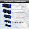 50 Piece Quick Connect Air Hose Fittings Push to Connect