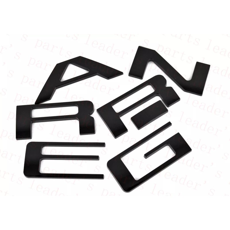 Leader Tailgate raised letters compatible with NEW RANGER 2024 25