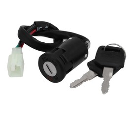uxcell Key Switch Lock Scooter ATV Moped Go Kart Electric Lock for Motorcycle