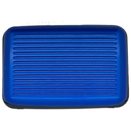 Lizzy RFID Blocking Credit Card & ID Wallet Travel Organizer Cover Holder (Blue)