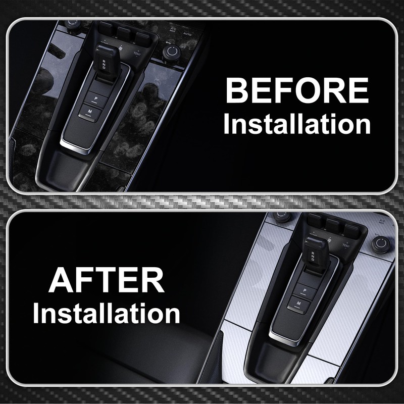 Lypumso 6D Carbon Fiber Vinyl Wrap Roll, Glossy Car Wrap