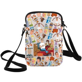 WZMPA Funny Bobby Crossbody Bag Hank Fans Gift Peggy Adjustable Strap Bag Luanne & Dale Fans Gift, My Dad Says Cb, Fit
