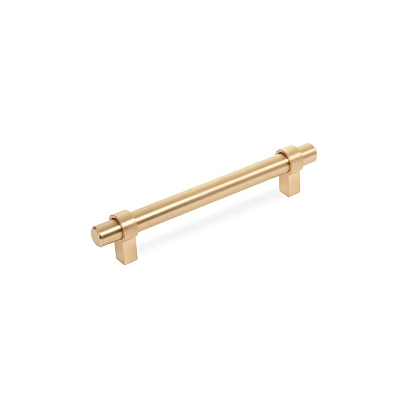 Cosmas 161-128BG Brushed Gold Cabinet Bar Handle Pull - 5"