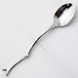 Nagao Twig Coffee Spoon, 4.7 inches (12.0 cm), 5 Bottles + 1 Bottle, 18-8 Stainless Steel, Made in Japan