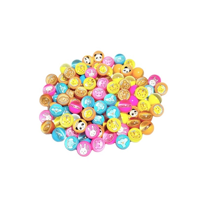 Animal Face Super Bowl 1.1 inches (27 mm), Pack of