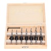 8Pcs/Set Tapered Countersink Bit Screw Set High Speed Steel Wood