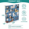 YETTASBIN Cute Dog 3 Round Ring Binders with 3 Interior