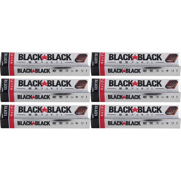 Lotte Black Black Candy 1.55oz (6pack)