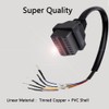 TIMEJONS OBD1 12 Pins to OBD2 16 Pins Scanner Diagnostic