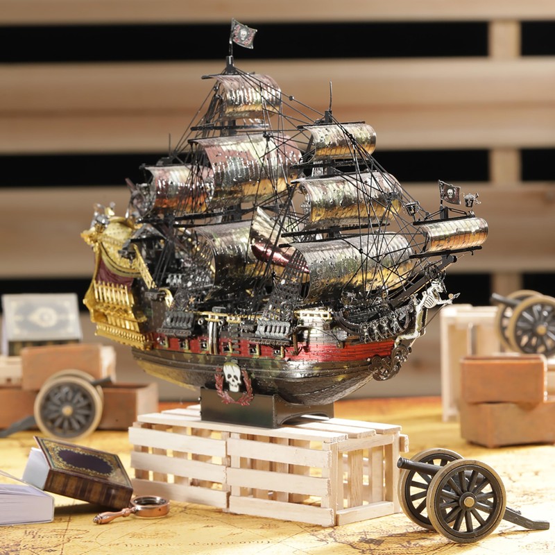 Piececool 3D Puzzle, Flying Dutchman Ship & Tool Set, Pirate