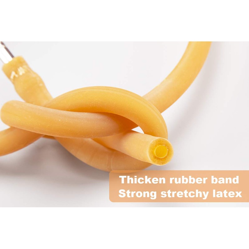 Hiverst 8フィート 伸縮性 共同ストレッチラテックスバンド チームビルディング スポーツゲーム 小道具 アウトドアパーティー グループアクティビティゲーム 子供