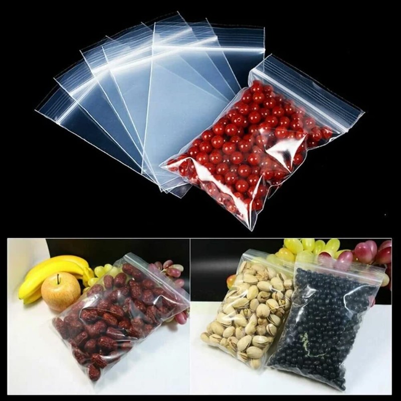 Isupli 100 x Grip Seal Bags 2.25" x 3" Reusable