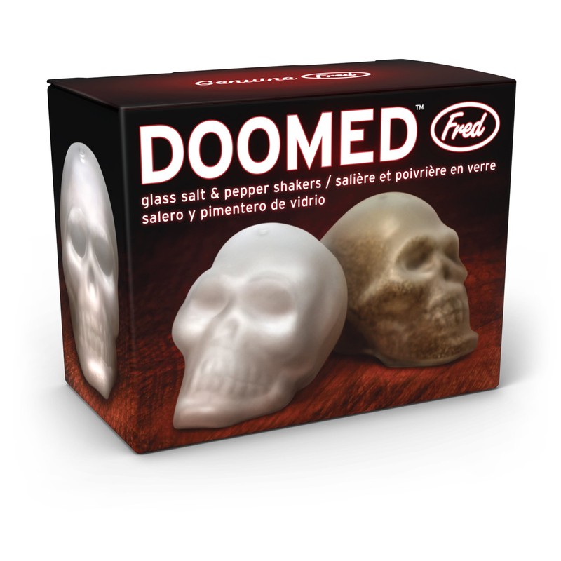 Genuine Fred DOOMED Salt and Pepper Shakers