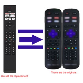 VINABTY Replacement Remote Control fit for TCL TV 40RS530K 32RS530K