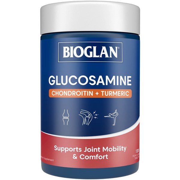 Bioglan Glucosamine Chondroitin + Turmeric Tablets 120