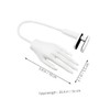 FOMIYES Realistic Fake Hand for Nail Practice Reusable Acrylic Training