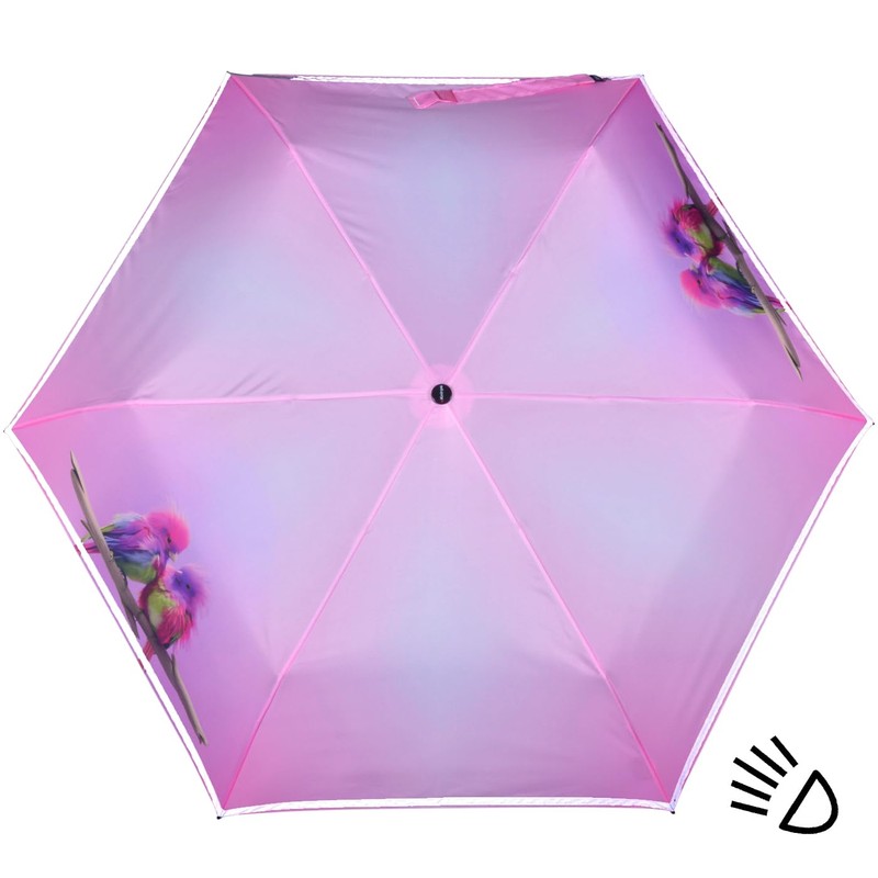 Knirps children's compact umbrella with reflective trim.