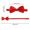 Kajeer Men's Bow Tie for Weddings Parties - Plain Adjustable