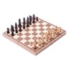 BlueSnail 15" Classic Vintage Standard Folding Wooden Chess Set, Foldable