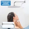L Shape Shower Arm with Flange,12 Inch Wall Mount Replacement