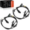 Frankberg 2x ABS Sensor 2-polig Hinten Links Rechts Kompatibel mit