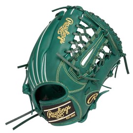 Rawlings Baseball Glove Soft JR. Childrens Junior HYPER TECH R9 SERIES GJ5R9N8L Dark Green [For All Around Use] Size L *For Right Throwing (Worn on Left Hand)