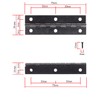 FUXXER® 6 x Antique Hinges Vintage Style Metal Hinges 75x24mm
