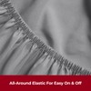 Mellanni Double Fitted Sheet - All Around Elastic - 30
