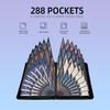 ARCHIVALPRO 9 Pocket Top Loader Binder | Holds 288 Toploader