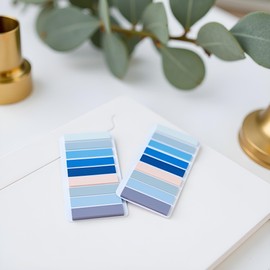 400Pcs Blue Sticky Index Tabs, Page Markers Notes Tabs Writable and Repositionable Book Flags Strip Index Self-Stick Note Pads Index for Page Marking Classify File