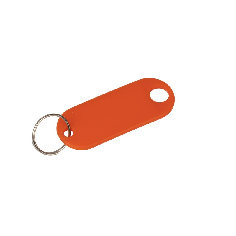 WEDO 262811806 Key Ring for Labelling, Orange, Pack of 100,
