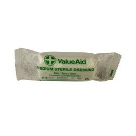 Value Aid Value Aid Medium Sterile Dressing - 12cm x 12cm - Single