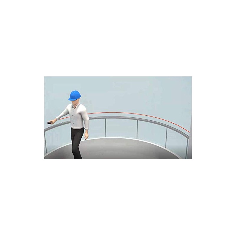 3 IN 1 DIGITAL LASER TAPE MEASURE ROLLING IDLER RULER