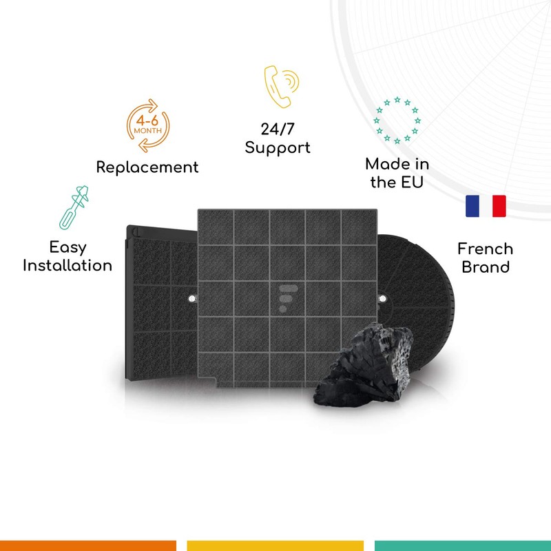Franke 112.0016.755 | AEG EFF62 | Activated Carbon Filter for