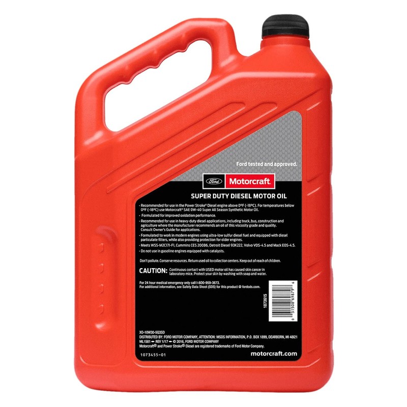 Motorcraft XO10W305Q3SD - SAE 10W-30 Synthetic Blend Motor Oil, 1.25