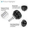 CoCud Thumb Screw Knurled Knobs Set, M5 x 20mm Male