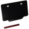Hurricane Number Plate Base & Reflector W122 Black HA5794