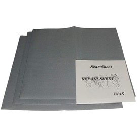 YNAK Tent, Zack, Tarp Sheet, Rainwear, For Repairing and Maintenance, Strong, Tricot, Surface Fabric, Shaped, Free Cut, Iron Type, 3 Layer Compatible, Instructions Included, Seamless Sheet, Set of 3,