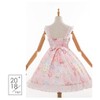 Smiling Angel Sweet Lolita Printed Rabbit Dress Sleeveless Chiffon Lace