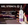 Pega Stencil Tatuajes Gel Hectográfico Ouo Alta Duración 4oz