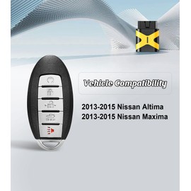 Remote2program Smart Prox Remote Control Self Programmable 47 Chip Car Key Replacement for 2013-2015 Nissan Altima/Maxima with FCC: KR5S180144014 (47 chip Self programmable Remote)