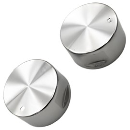 XENQITO Pack of 2 Gas Hob Knobs 6 mm Gas Hob Knobs Universal Rotary Knob Oven Cooker Accessories Buttons Switch for Almost All Kitchen Stoves Gas Hob Oven Kitchenware, Gas Hob, Table Grill