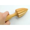 Alessi UT108 Zitronenpresse aus Kischbaumholz, Holz, braun, 7 x 15.5
