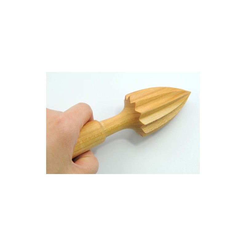 Alessi UT108 Zitronenpresse aus Kischbaumholz, Holz, braun, 7 x 15.5