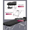 BestMassage Aluminium Massage Bed Portable Massage Table 24 inch Wide