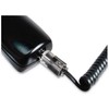 BLACK/ CLEAR TELEPHONE/ HANDSET COIL CORD DETANGLER (2 pack) DragonTrading®
