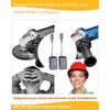 4 PCS Carbon Brushes Compatible for Bosch 1380 GWS 7-115