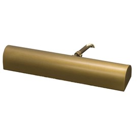 House of Troy T14-76-CA Classic Traditional 2LT 14IN Picture Light, Weathered Brass Finish